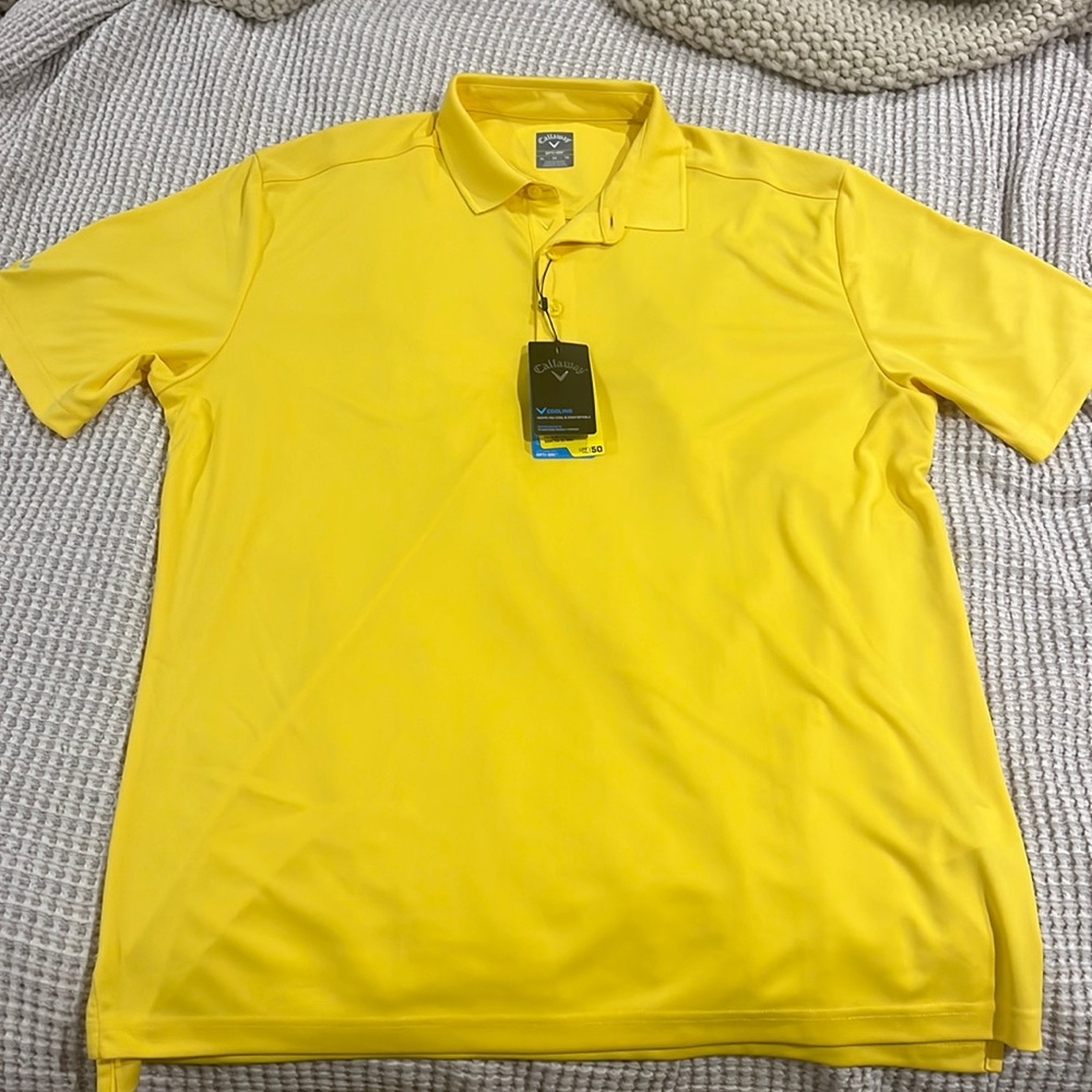 Callaway Opti-Dri Lemon Zest Polo XL